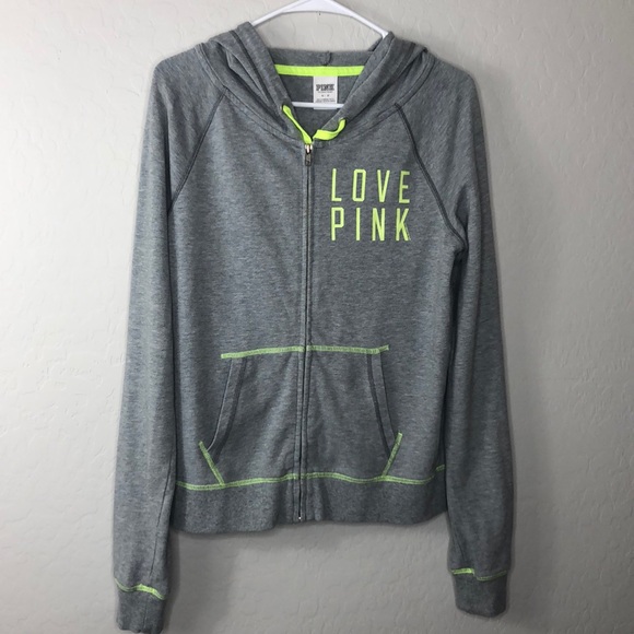 victoria secret full zip hoodie